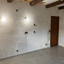 Mur en rénovation